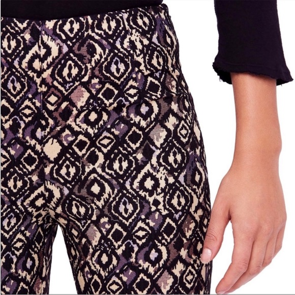Free People Mod Crop Textured Jacquard Pants - Picture 7 of 14